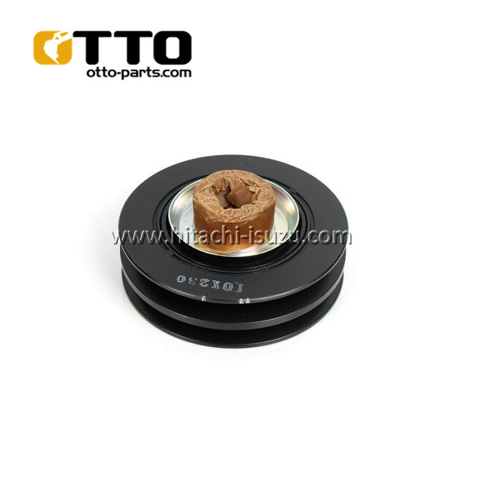 4JB1 Crankshaft pulley second groove