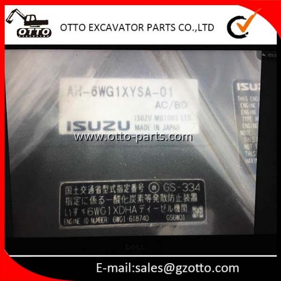 Conjunto de motor ISUZU ZX470-3 6WG1 6WG1XYSA01