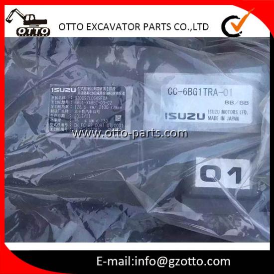 Motor ISUZU HITACHI 4489383 6BG1TRA-01 de 128 kW