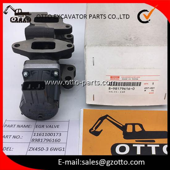Válvula EGR 6WG1 1161100173 8981796160 para HITACHI ZX450