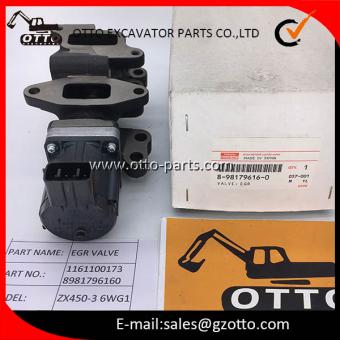6WG1 EGR Valve 1161100173 8981796160 Use for HITACHI ZX450