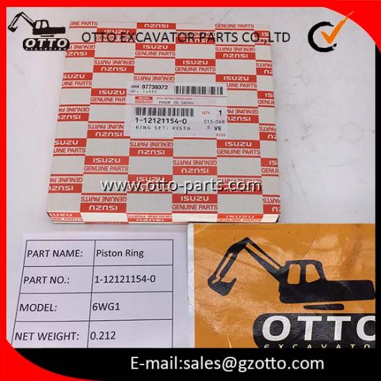 Anillo de pistón ISUZU ZX450-3 6WG1 1-12121154-0 1121211540 112121-1540