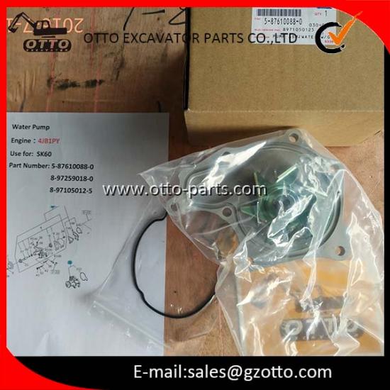 Bomba de agua SK60 4JB1 587610-0880 897259-0180 897105-0125