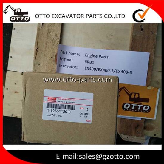 Válvula de admisión ISUZU EX400-5 6RB1 1125511290 112551-1290 1-12551129-0
