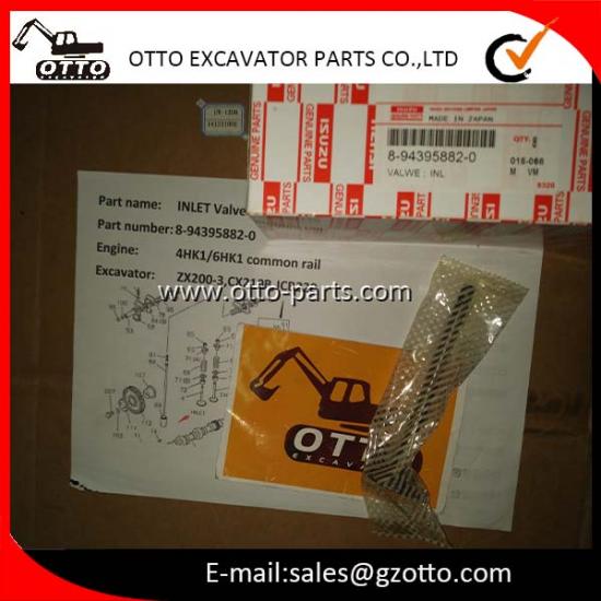 Válvula de admisión 4HK1 ZX200-3 8-94395882-0 8943958820 894395-8820