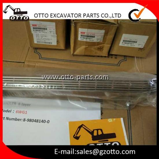 Enfriador de aceite de 6 capas ISUZU ZX450 6WG1 8-98048140-0 8980481400 898048-1400