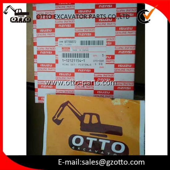 Anillo de pistón ISUZU ZX470-3 6WG1 1-12121154-0 1121211540 112121-1540