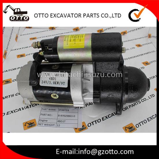 Motor de arranque EX100 ISUZU 4BD1T 8-97029863-0