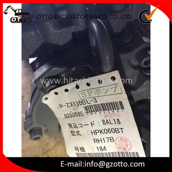 Bomba hidráulica HITACHI 9290595 ZX120-5 ZX110BL-3 Original de Japón