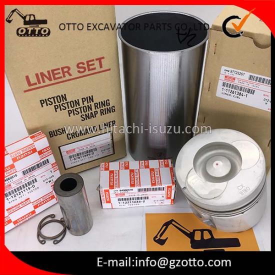 Kit de revestimiento de motor ISUZU EX200-5 6BG1T 1-87811899-0 1-12121115-0 1-12211033-2