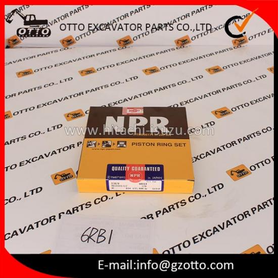 ISUZU 6RB1 YD110117ZZ Anillo de pistón 1121210780 112121-0780 1-12121078-0