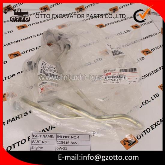 ISUZU 6WG1 Tubo de inyección de combustible Iny n.° 4 1154168452 115416-8452 1-15416845-2