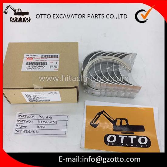 ISUZU 6BG1 1-11510074-2 Kit de cola de metal 111510-0742 Cojinete principal