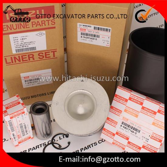 Juego de revestimientos ISUZU 6HK1 ZX330-3 original 1-87813767-1 8-94391603-0 8-98017166-0