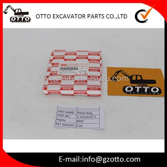 Anillo de pistón ISUZU 1121211371 112121-1371 1-12121137-1 6SD1