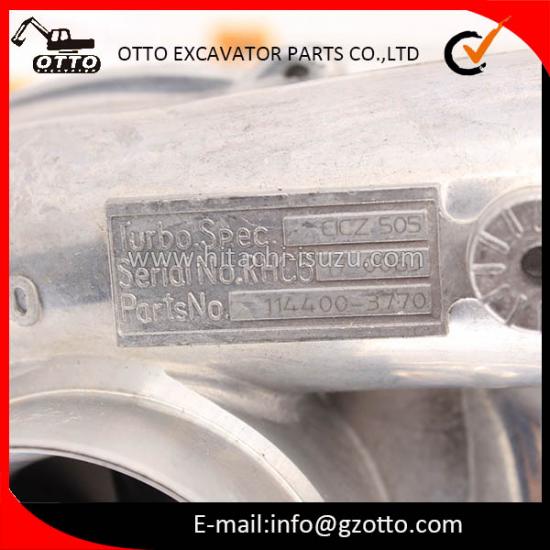Copia de alta calidad fabricada en China HITACHI ZX200 ISUZU 6BG1 Motor Turbo 1144003770 114400-3770