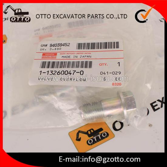 Perno de válvula de sobrepresión HITACHI LS4300 ISUZU 6SD1 1132600470 13260-0470 1-3260047-0