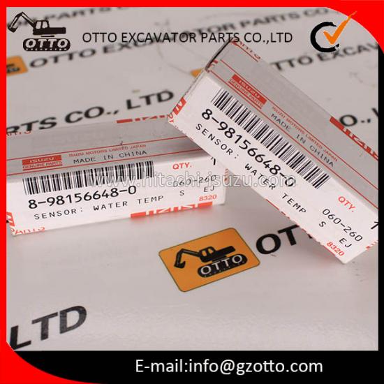 Sensor de temperatura del agua para HITACHI ZX200-3 4HK1 ISUZU 8981566480 898156-6480