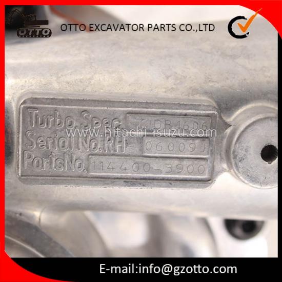 Turbocompresor diésel HITACHI ZX330 6HK1 fabricado en China 1144003900 114400-3900 1-14400390-0