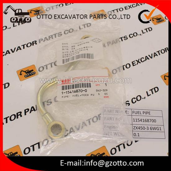 Piezas del motor HITACHI ZX450-3 1154168700 115416-8700 ISUZU 6WG1 Tubo de alimentación de combustible Inyección