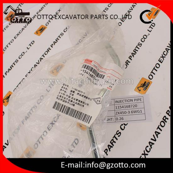 Piezas del motor ISUZU 6WG1 1154168720 115416-8720 1-15416872-0 Tubo de inyección de combustible para excavadora HITACHI ZX450-3