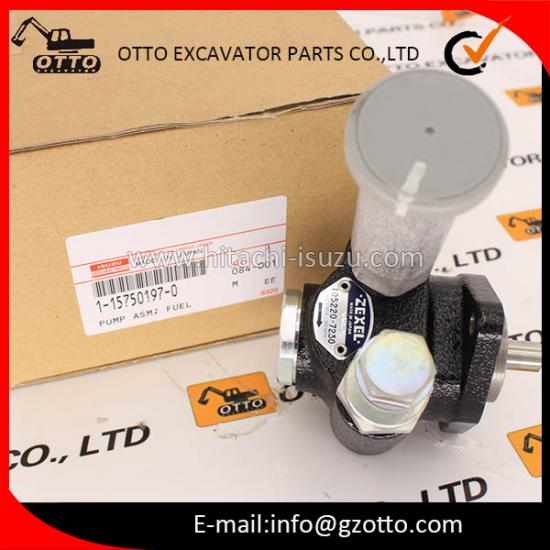 Piezas SUMITOMO SH2003A ISUZU 6BG1 Conjunto de bomba de alimentación de combustible ZEXEL 105220-7230 BOSCH 1-15750197-0