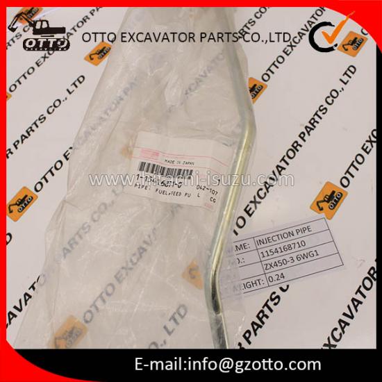 Piezas originales ISUZU 1154168710 115416-8710 Tubo de combustible de la bomba de alimentación utilizado para el motor ISUZU 6WG1