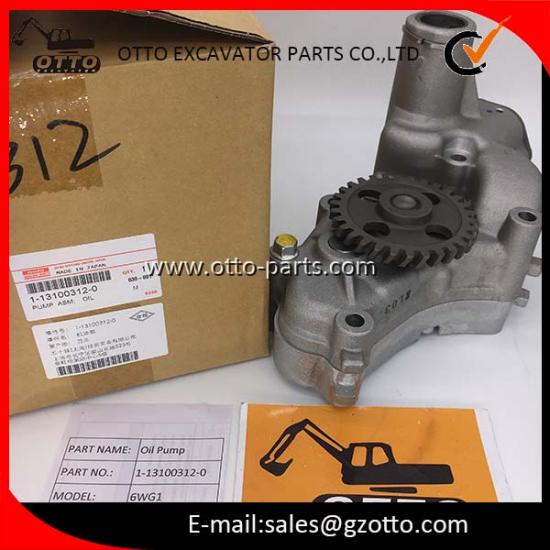 Bomba de aceite ISUZU ZX450 ZX650-3 6WG1 1-13100312-0 1131003120 113100-3120