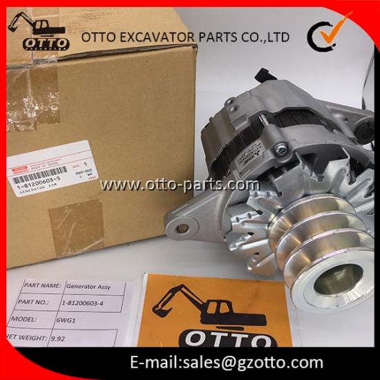 Conjunto de generador ISUZU ZX650-3 6WG1 1-81200603-4 1-81200-603-4 1812006034 181200-6034 MITSUBISHI 24V