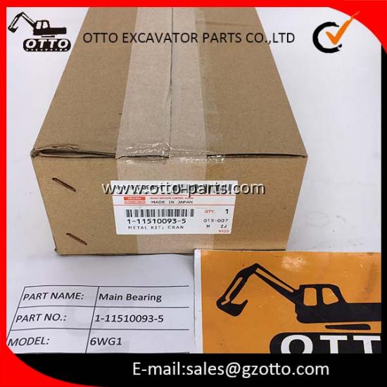 Cojinete principal ISUZU ZX870-3 ZX470-3 6WG1 1115100930 1-11510-093-0 111510-0930 1-11510093-0