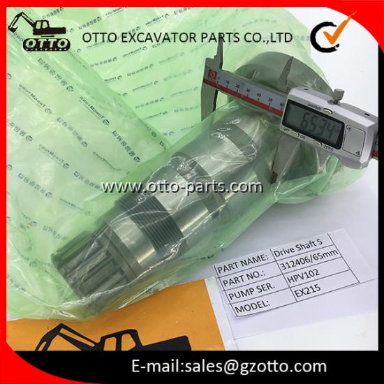 Eje de transmisión HITACHI EX215 HPV102 2036808 65 mm