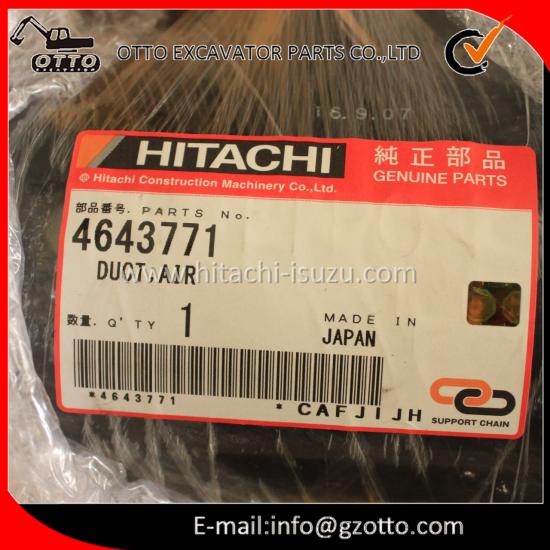 PIEZAS ORIGINALES HITACHI ZX240-3 4HK1 Manguera de aire del conducto 4643771