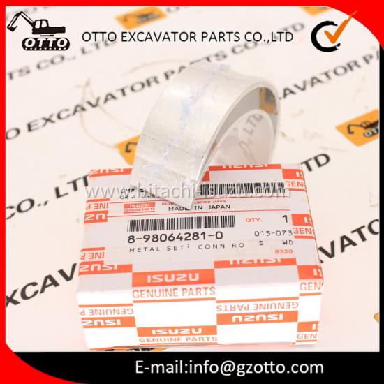 Juego de cojinetes de biela de metal para ISUZU Agent Genuine Parts 6HK1 8980642810 898064-2810