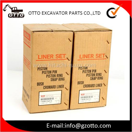 SH220-3 6BG1T Juego de revestimientos 4 anillos 1878124870 187812-4870 1-87812487-0 1-87812-487-0
