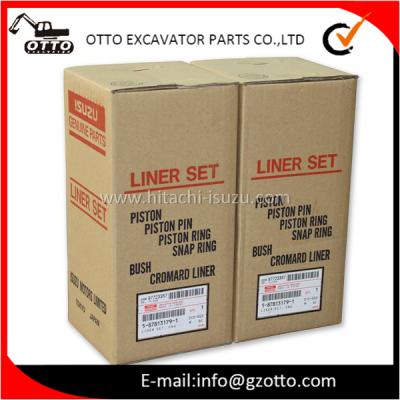 SK60 4JB1 Liner Set 5878144720 587814-4720 5-87814472-0 5-87814-472-0