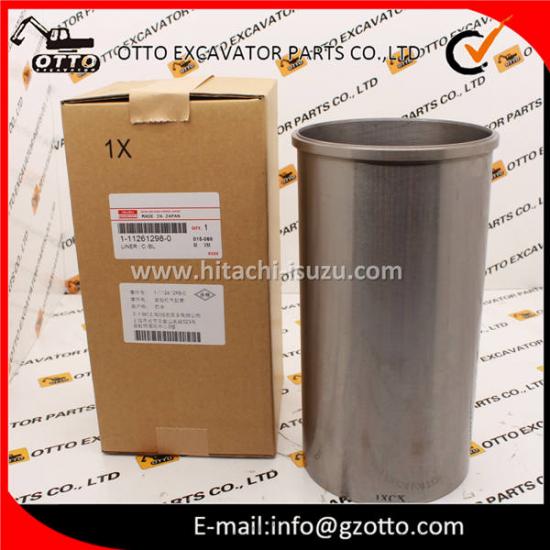 Camisa de cilindro original ISUZU 6SD1 (1 unidad, 1-11261298-0) para excavadora HITACHI EX300-3 EX300-5