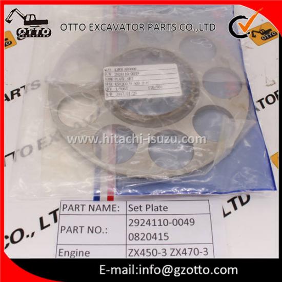 Placa de piezas de la bomba HITACHI ZX450-3 ZX470-3 KPM K5V200 0820415 2924110-0049