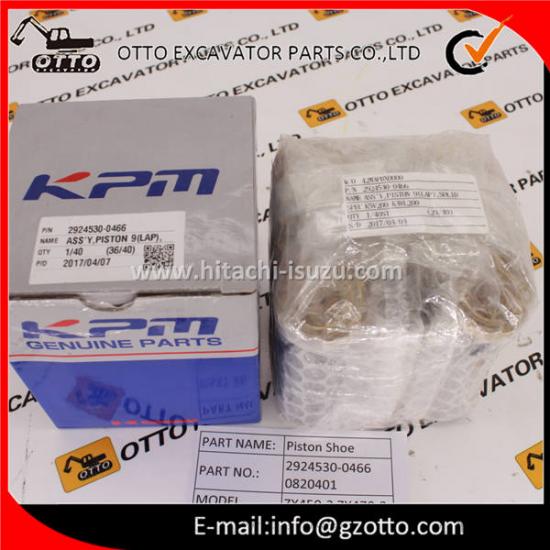 Repuestos originales para Kawasaki K5V200, conjunto de zapata de pistón hidráulico KPM 0820401 2924530-0466