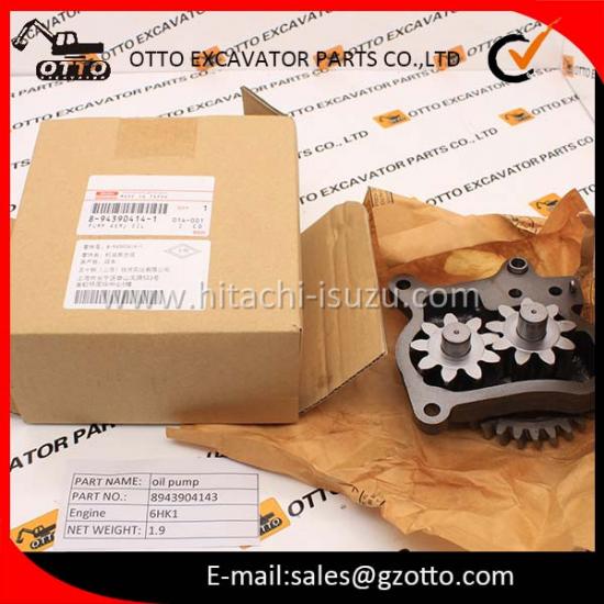 Bomba de aceite del motor HITACHI ZX330 Bomba de aceite ISUZU 6HK1 8943904143 8-94390414-1