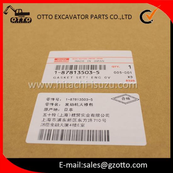 Juego completo de juntas de motor ISUZU 6HK1XQP para HITACHI ZX330 ZX350 ZX370 1-87813503-0 1878135030 187813-5030