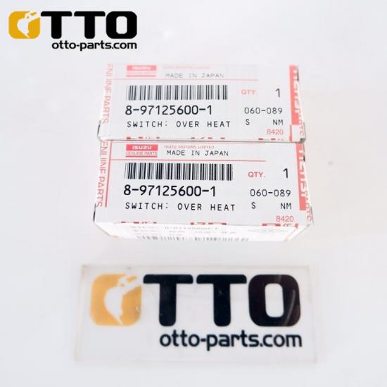 Sensor de temperatura del agua para excavadora OTTO ZX110-3 4JJ1 4LE2 8-97125600-1 8971256001 para repuestos de motor diésel ISUZU