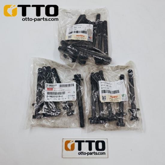 Piezas de excavadora OTTO ZX130-3, perno del bloque de cilindros 4JJ1 8982010190 8-98201019-0 para motor Isuzu 4JJ1