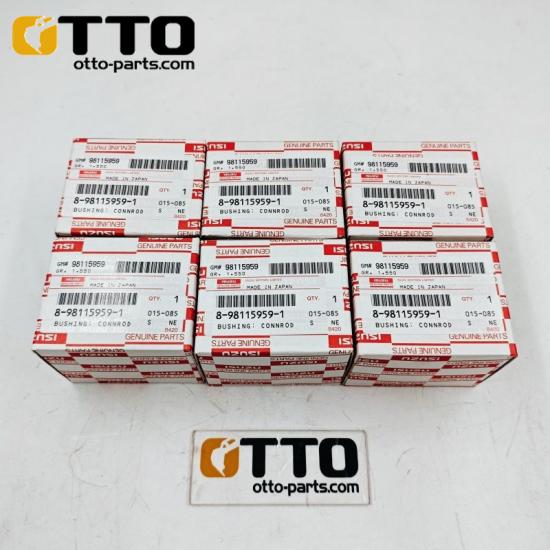 Buje de biela de motor 6WG1 para excavadora OTTO ZX450-3 (1-12251037-4, 1122510374, 112251-0374) para piezas de motor diésel Isuzu