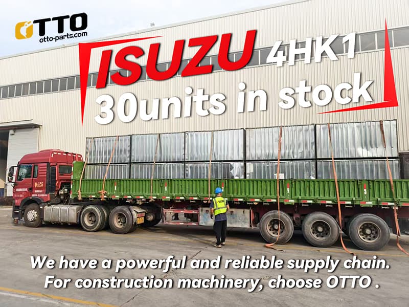 30 motores Isuzu 4HK1 en stock en junio de 2025